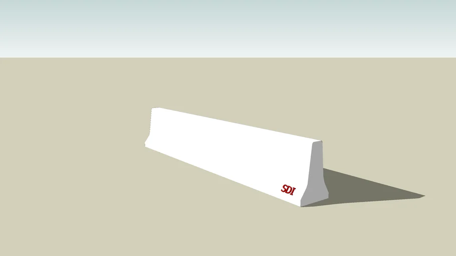 Jersey Wall 3D Warehouse