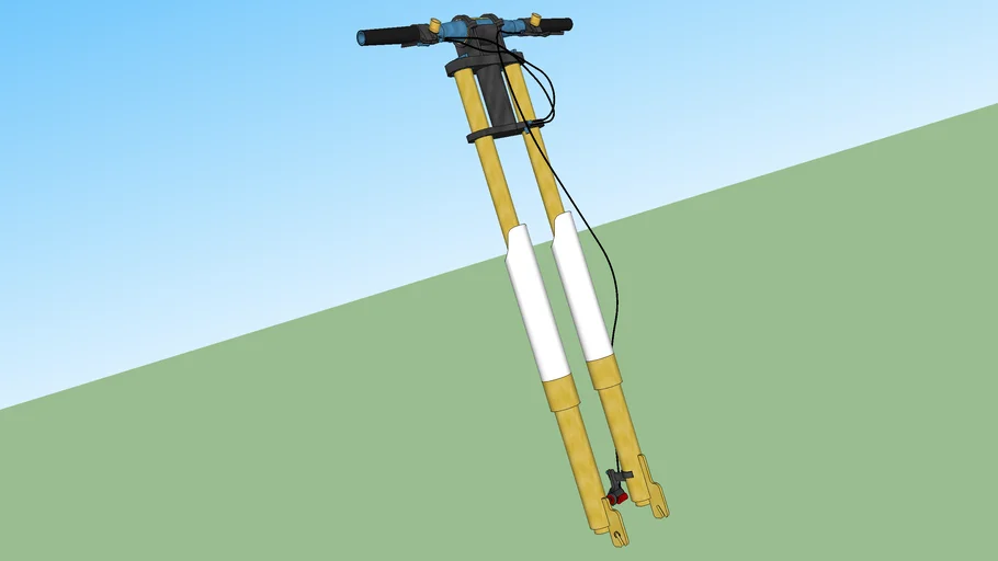 Fourche DH MTB | 3D Warehouse