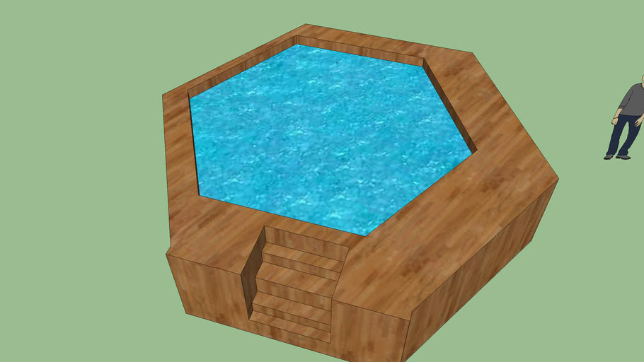 wooden pool | 3D Warehouse