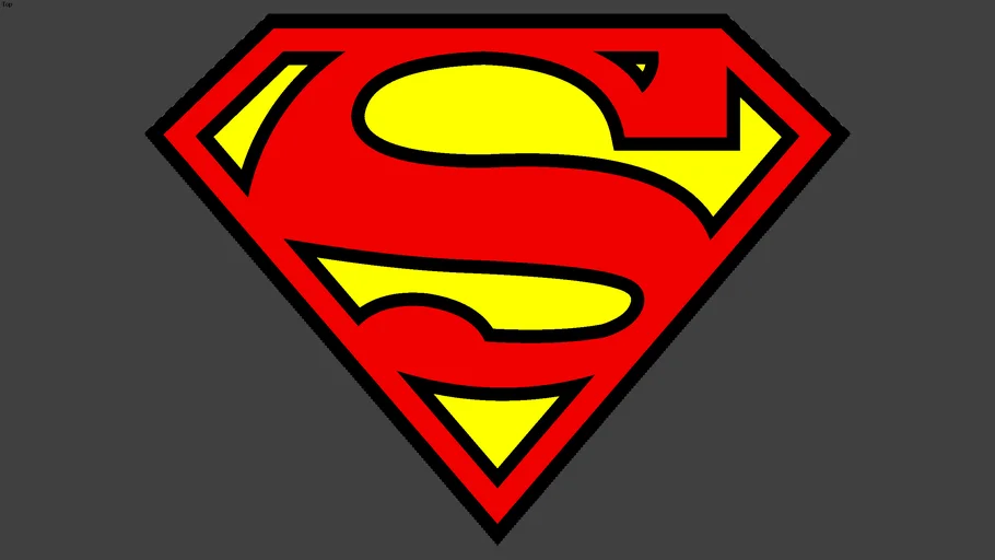Superman Logo | 3D Warehouse