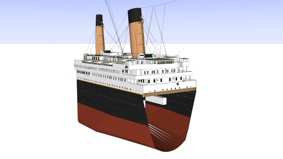 Titanic Model part 2 | 3D Warehouse