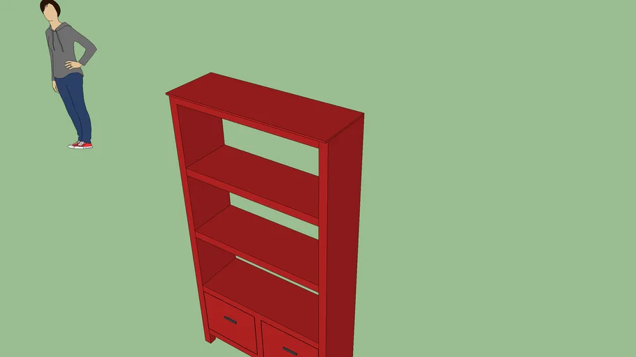book shelf 3D Warehouse