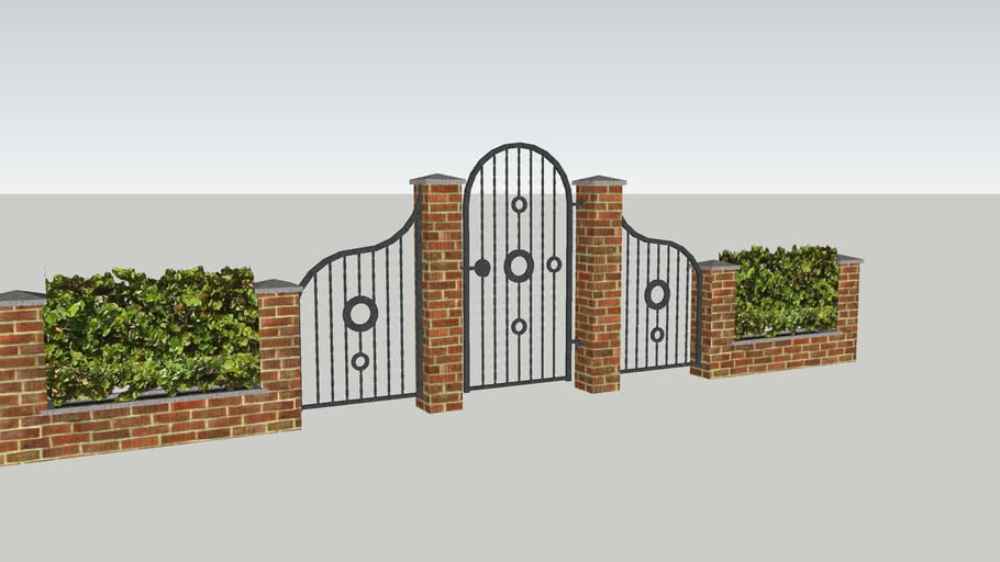 Single Gate With Posts 