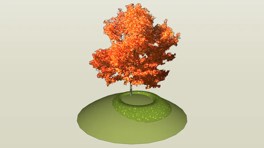 tree on hill | 3D Warehouse