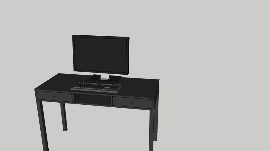 My Desk 3D Warehouse