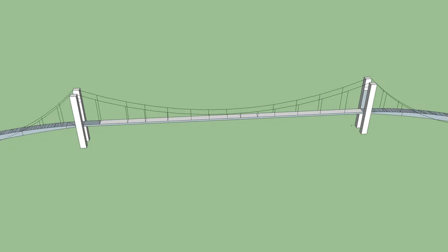 Suspension Bridge 3D Warehouse