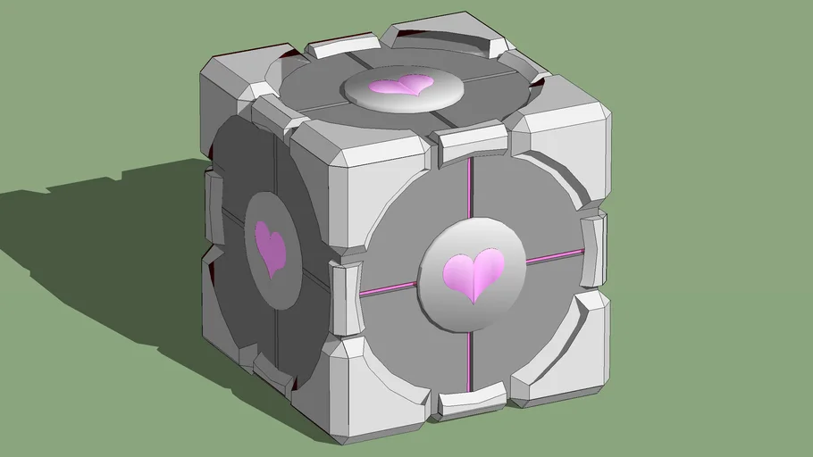 Companion Cube | 3D Warehouse