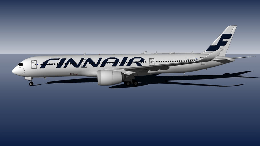 Finnair Airbus A350 941 Oh Lwc 3d Warehouse