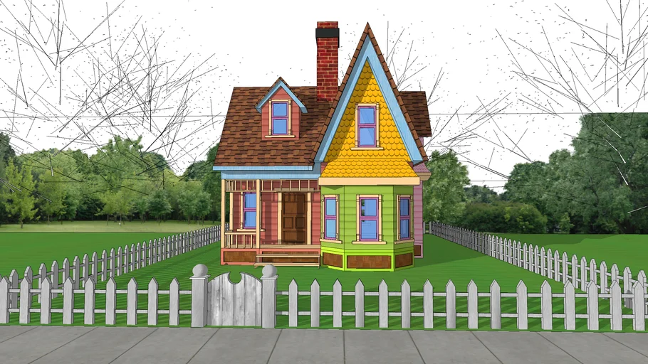 Rendering an Exterior with VRay for SketchUp Use the Dome Light to