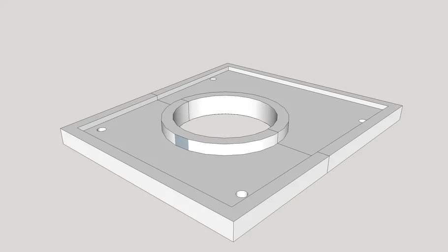 Early Ford Bronco steering wheel cover plate for 3d printing a new