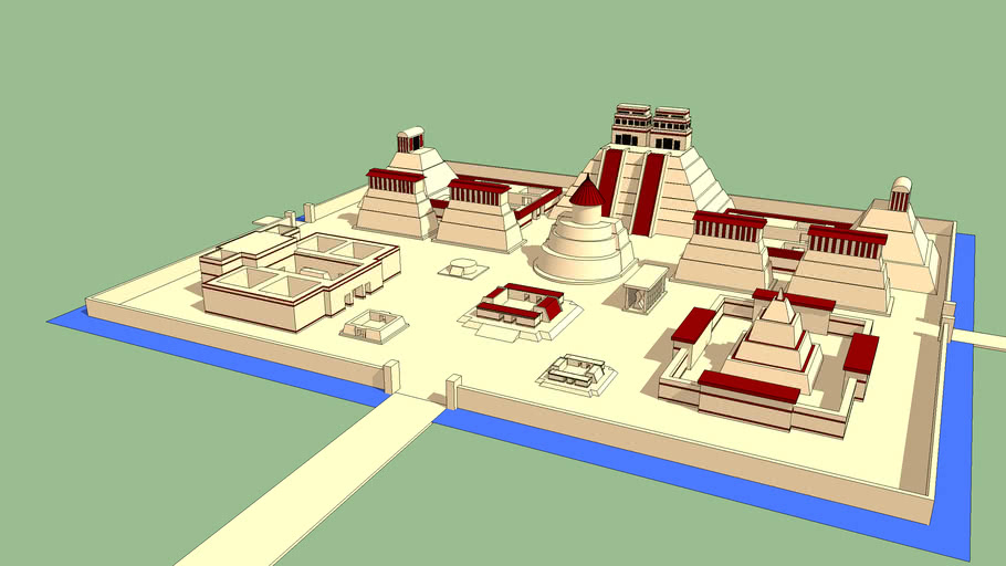 maqueta de tenochtitlán