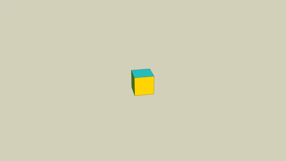 Colered Cube | 3D Warehouse