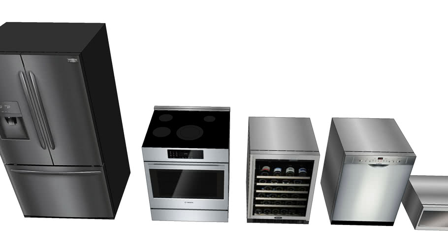 Kitchen Appliances 3D Warehouse