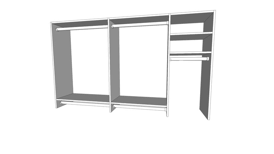closet organizer | 3D Warehouse
