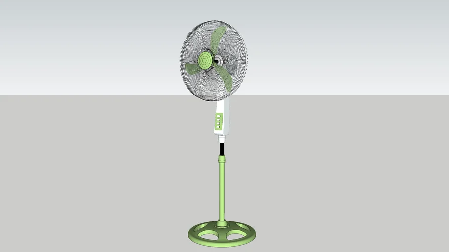 Stand Fan 16in Green