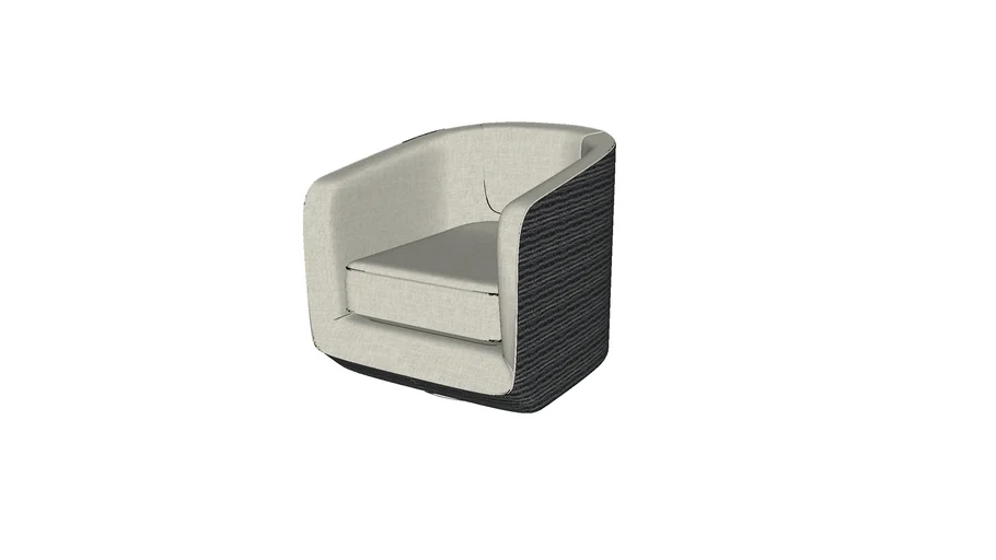Swivel Armchair 3D Warehouse
