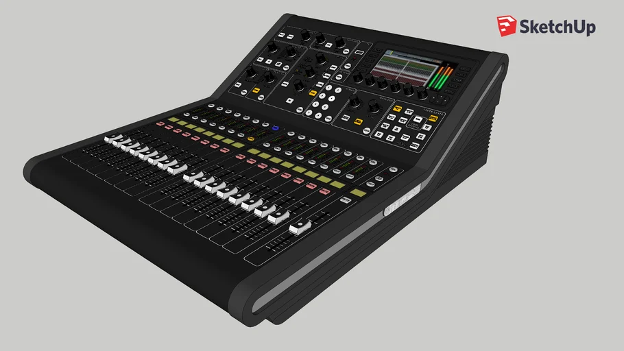 Midas M32R Live 3D Warehouse