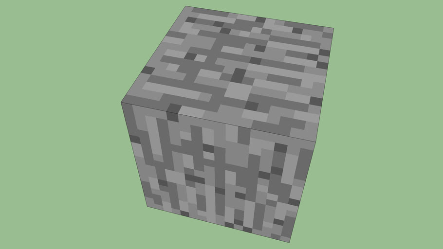 Minecraft Stone Block 3D Warehouse