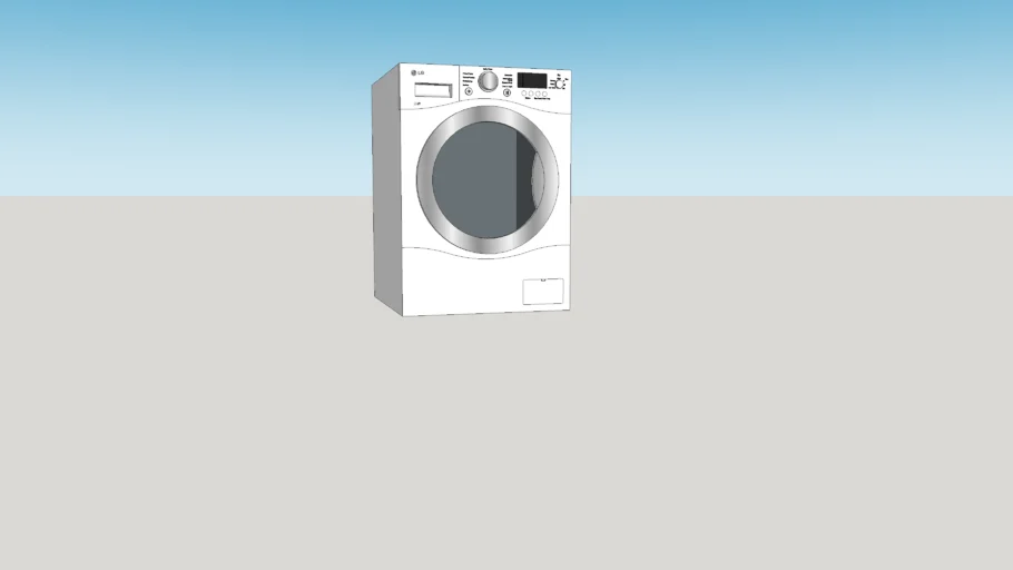 LG WM3477HW Washer/Dryer Combo