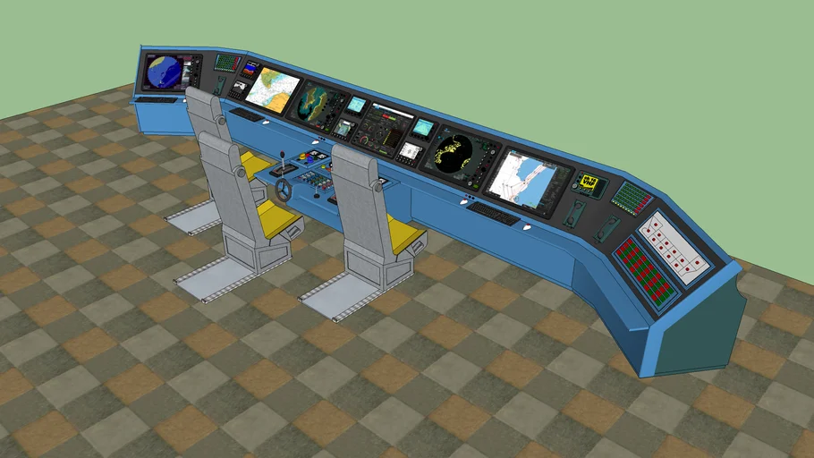 Integrated bridge navigation system 3D Warehouse