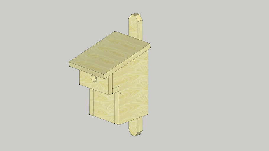 Nest box for Chickadee | 3D Warehouse