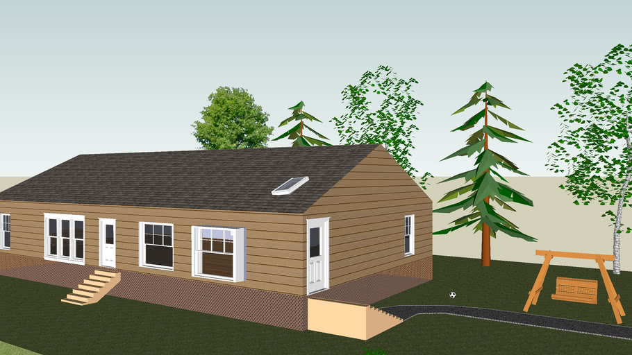 Double Wide modular Home 3D Warehouse
