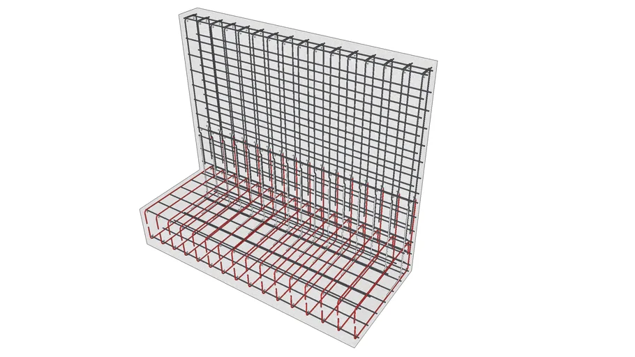 Bimup 5d Typical Typical Retaining Wall Reinforcement 01 3d Warehouse