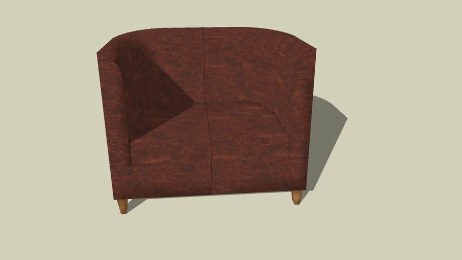 Leather Sofa By Okomta | 3D Warehouse