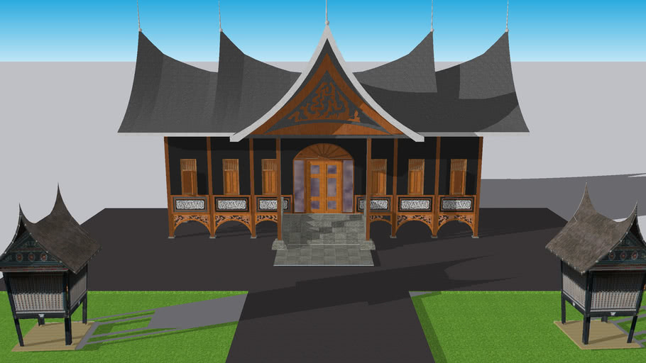 RUMAH GADANG MINANGKABAU | 3D Warehouse