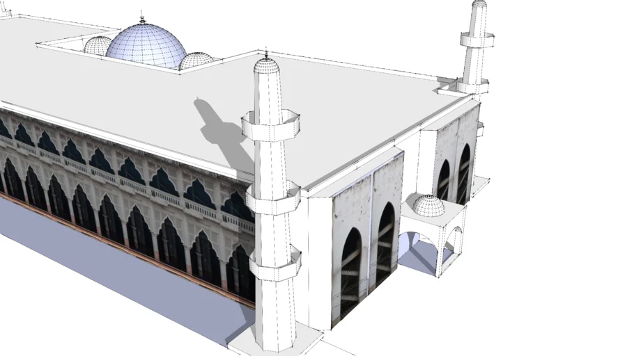 anderkilla jame mosque | 3D Warehouse