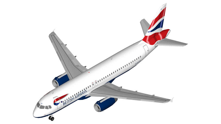 British Airways Airbus A320 | 3D Warehouse