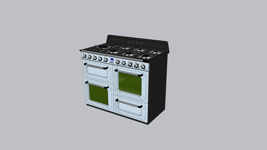 smeg stove 3D Warehouse