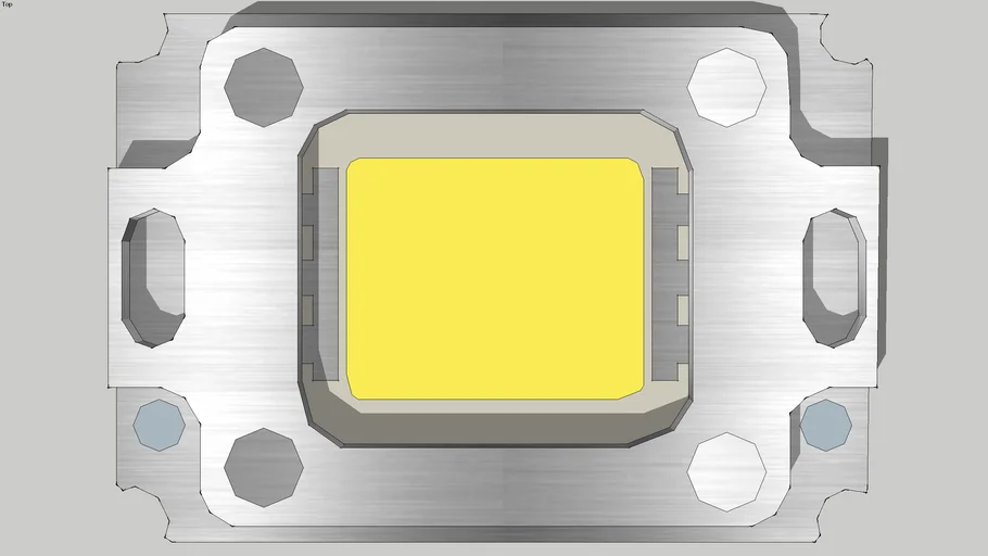 Low-Poly LED chip (glue anywhere). | 3D Warehouse