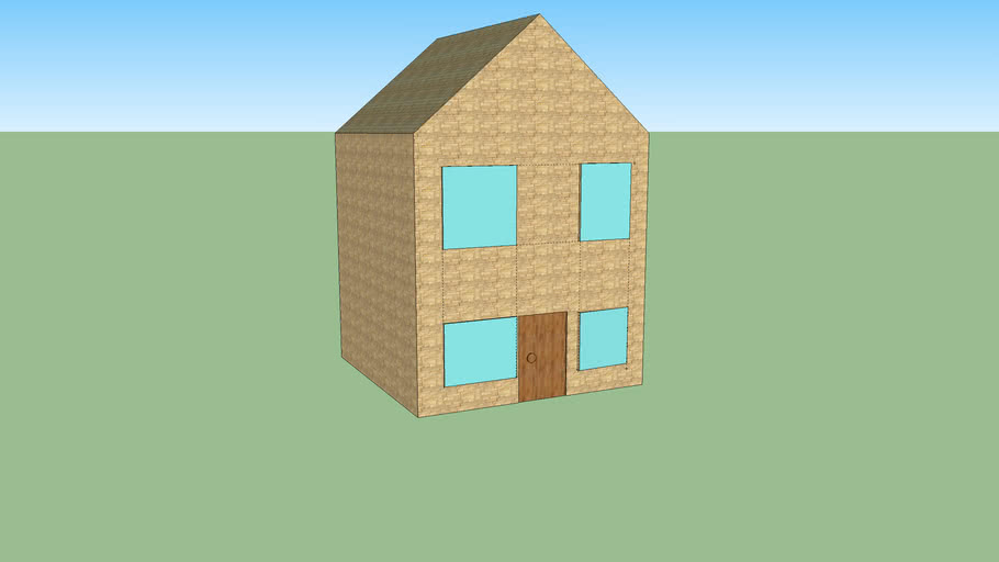 Simple 2 Story House 3D Warehouse