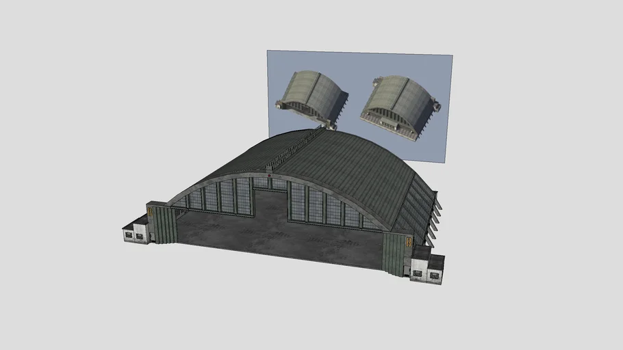 Military Hangar | 3D Warehouse