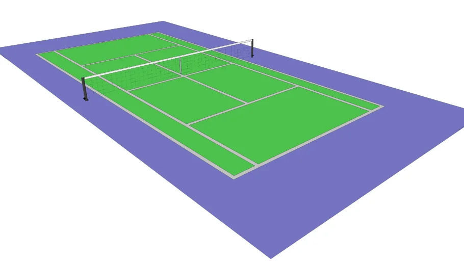 cancha tenis | 3D Warehouse