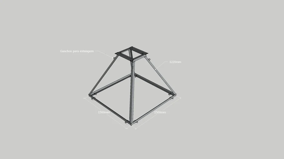 base_radar_reforco | 3D Warehouse