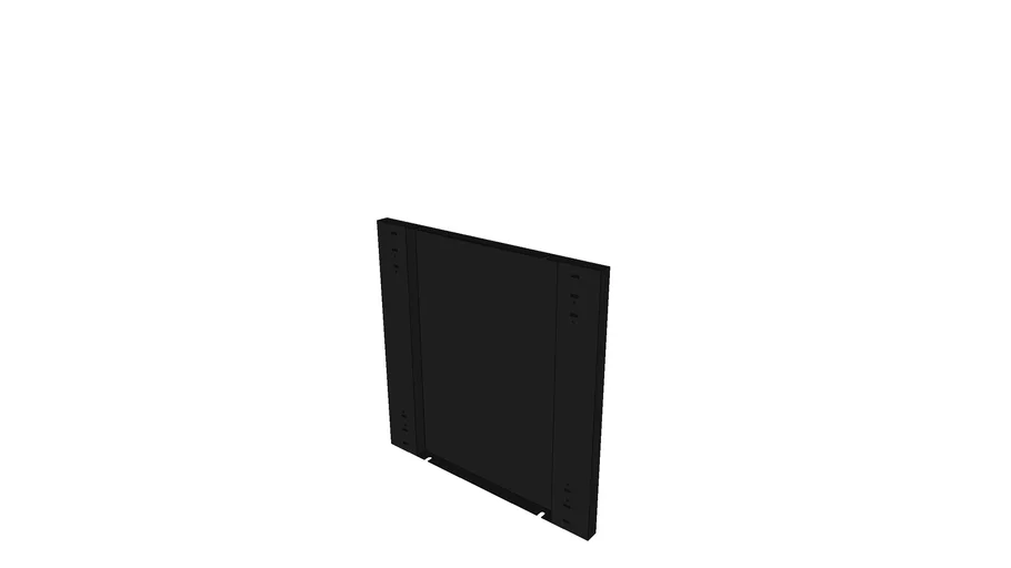 Side panel Intermediate (black) | 3D Warehouse