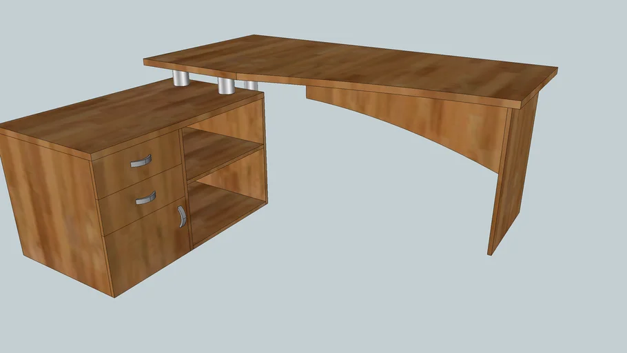 Cluster Desk 1800 | 3D Warehouse