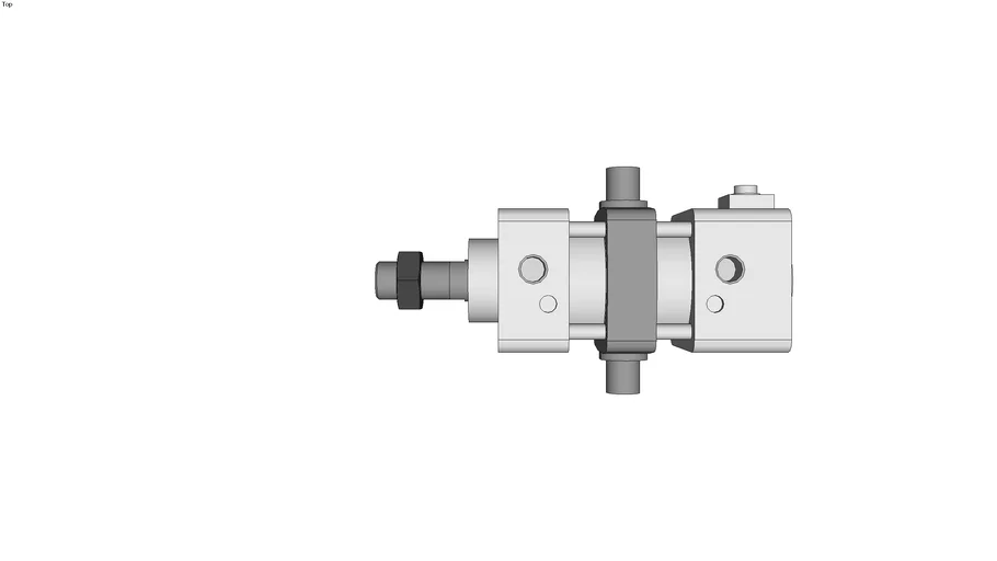 Air Cylinder With End Lock 3D Warehouse