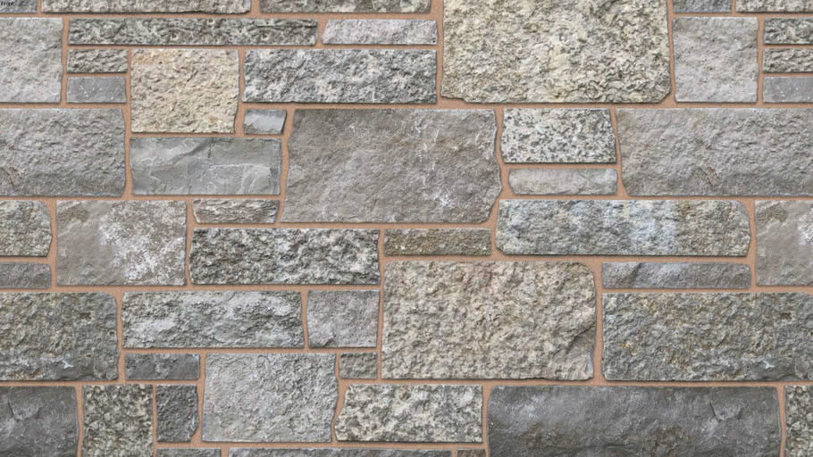 'Oakfield Niagara Ledge' (Tangerine Joint) Seamless Natural Stone