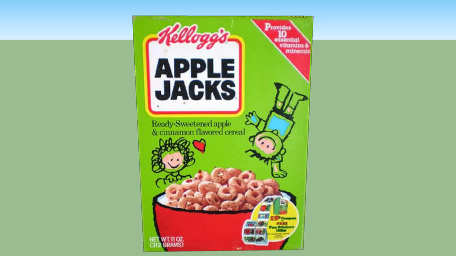 Kellogg's Apple Jacks 3D Warehouse