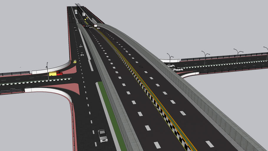 Flyover bridge Lalpur bypass jamnagar (project) hardik | 3D Warehouse