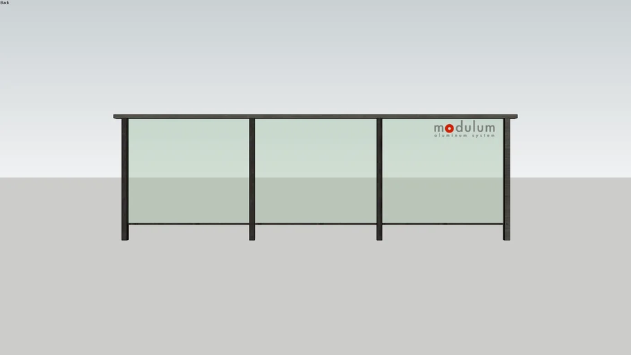 Glass Balustrade | Square model | modulum