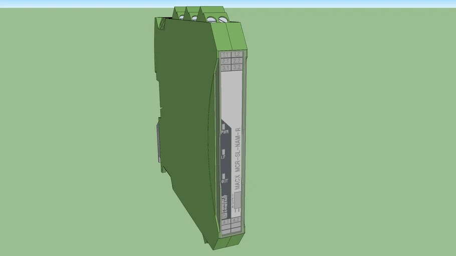 Phoenix Contact MACX MCRSLNAMR NAMUR Switch Amp (2865997) 3D