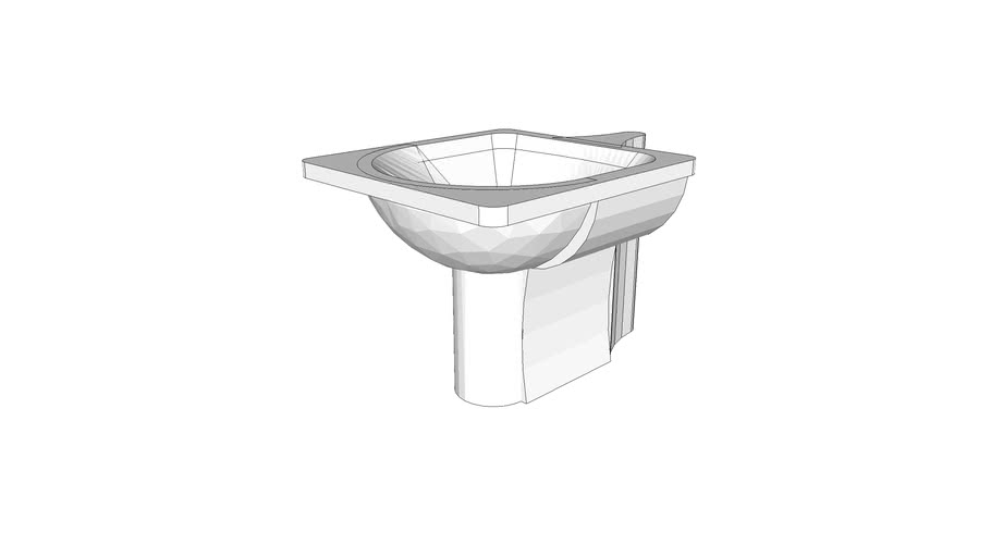 P6350 - Sink, Flushing Rim, China | 3D Warehouse