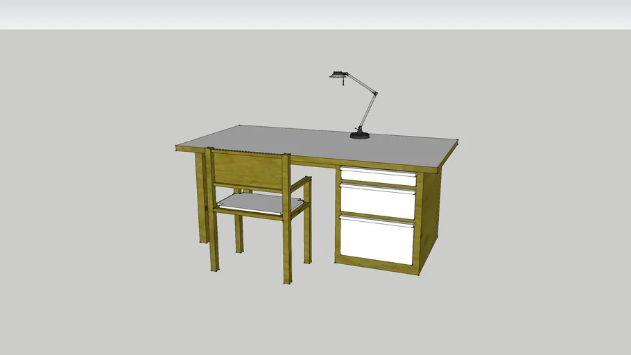 Bureau étudiant - - 3D Warehouse