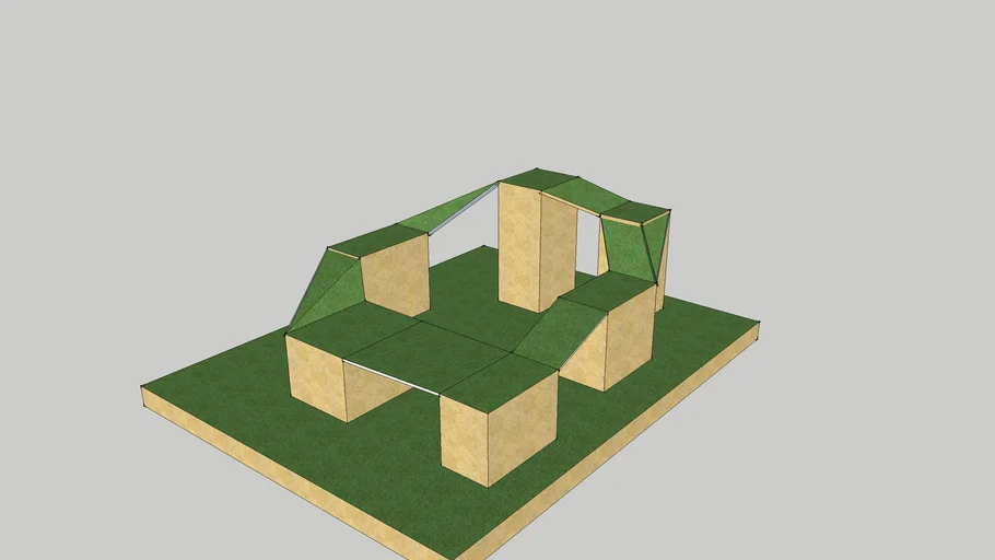 Mario Kart custom pillar track 3D Warehouse