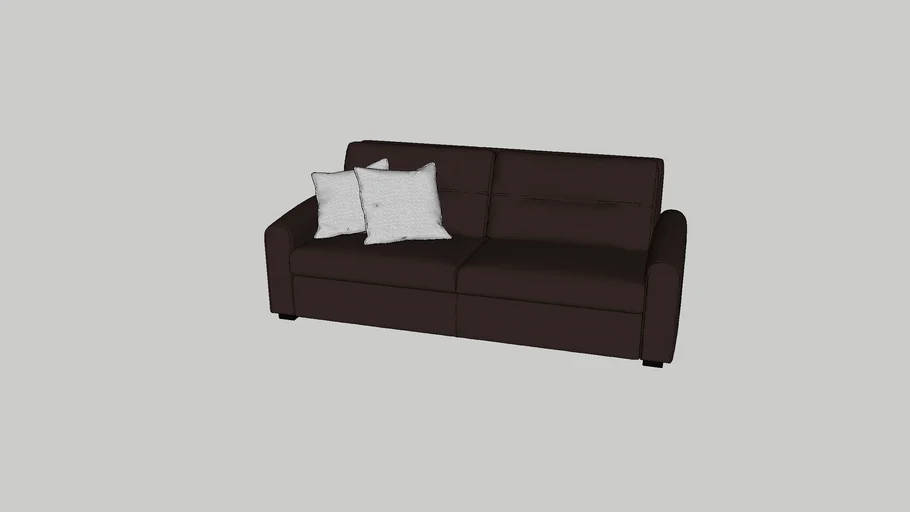 2 Seats Leather Sofa