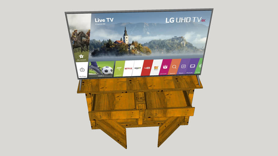 Personal Workbench(My Temporary TV Stand) 3D Warehouse